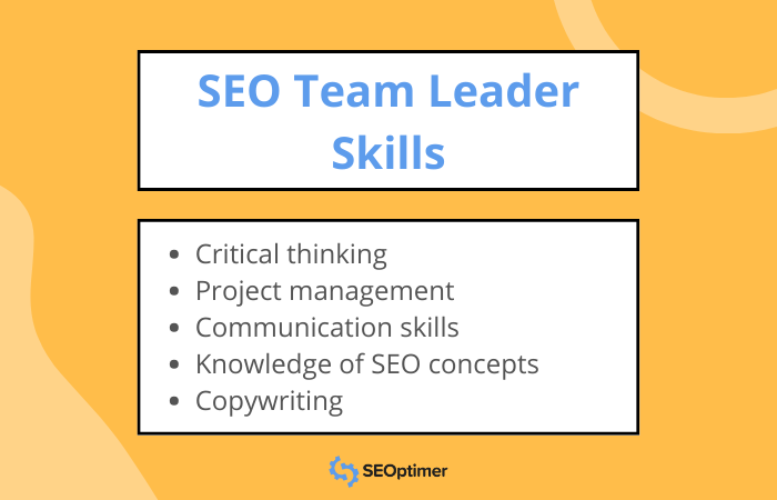 competenze del leader del team SEO